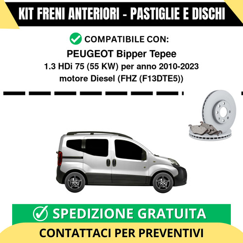Kit freni anteriori pastiglie - kit,