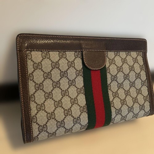 Borsa pochette tela gucci - pochette, in