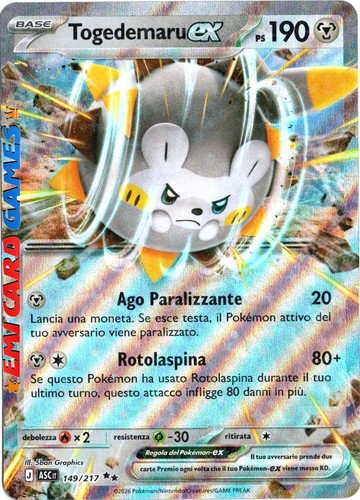 Togedemaru 149 217 asc - ex,