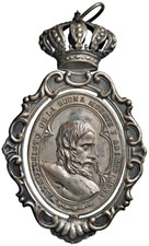 Spagna Malaga Medaglia XX secolo Parrocchia di Santo Domingo confraternita sacra