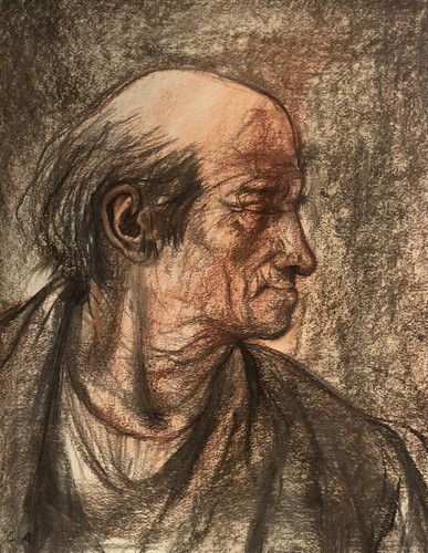 Disegno pastello a - , su