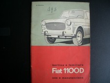 FIAT 1100 "D" DEL 1964 - LIBRETTO USO E MANUTENZIONE ORIGINALE 