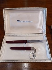 penna stilografica Waterman vintage  pennino  originale con porta ricarica