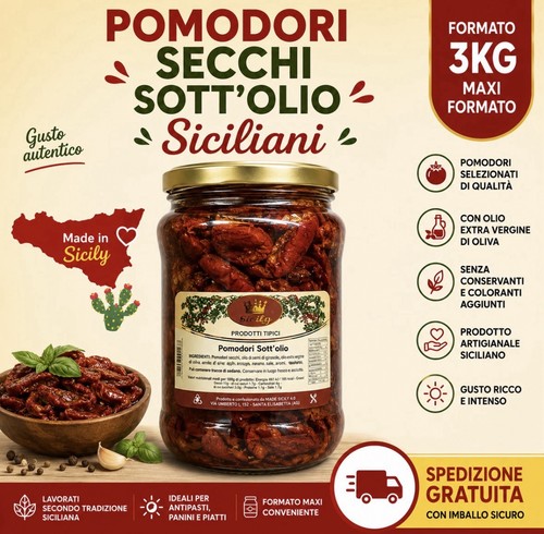 Pomodori secchi siciliani - secchi,