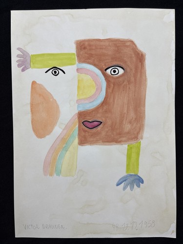 Victor brauner disegno - brauner, su