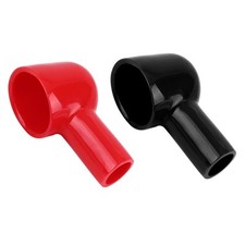 2pcs 66mm Long Noir Rouge