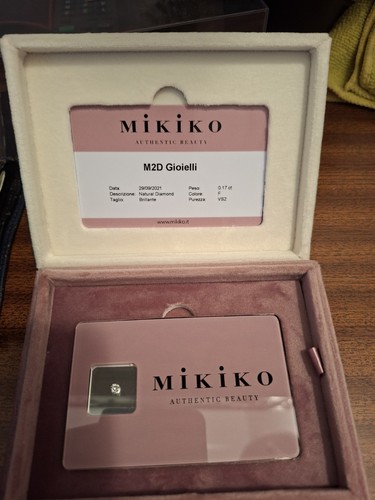 Mikiko diamante naturale 17 - diamante, 0,17