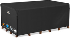 Coperture per Set Arredo Giardino 280 X 190 X 73 CM, Copertura per Mobili Da Gia
