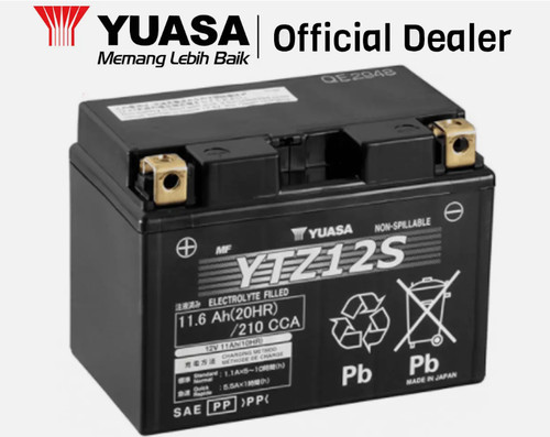 Batteria yuasa ytz12s 12v 11ah - yuasa,