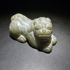 Vecchia statua cinese hetian