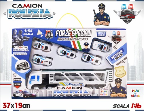 Camion polizia auto - camion,
