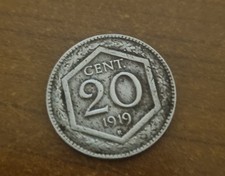 MONETA  20 CENT. 1919  REGNO