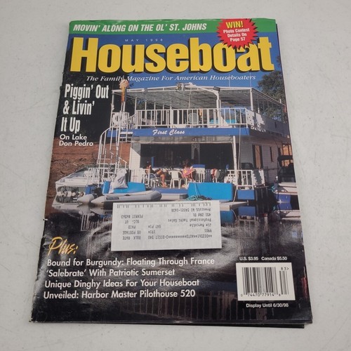 Houseboat magazine may 1998 - houseboat,