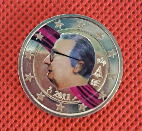 2011 belgio euro colorato - 2,