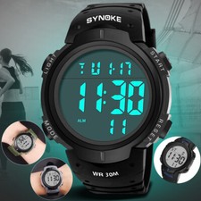 Mens Waterproof Digital Sports