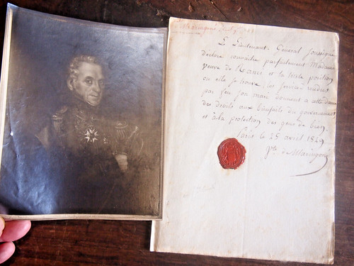 1829 lettre autographe - , du