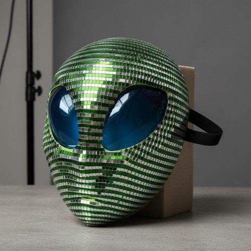 Maschera alieno specchio - maschera, a