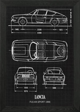 Quadro Lancia Fulvia Sport