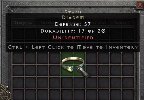 D2r rotw ladder - griffon's, unid