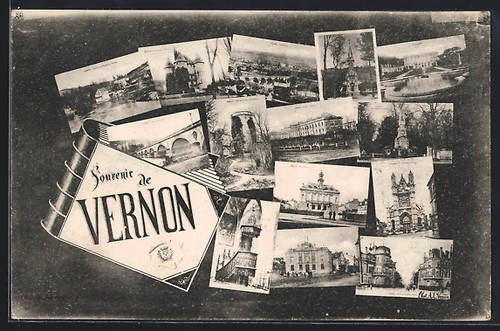 Cpa vernon souvenir - cpa, de