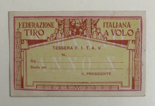 Tessera sport federazione - tessera,