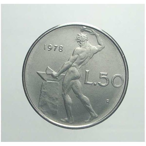 Repubblica italiana 50 lire - repubblica,