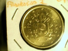 Vaticano - Papa Francesco: 50 centesimi 2018