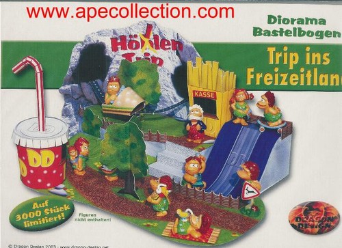 Kinder raro diorama tedesco - kinder,