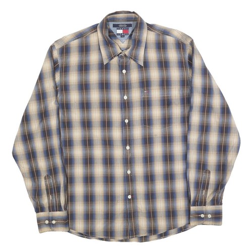 Camicia righe blu - a, beige