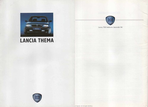 Lancia thema depliant - thema,,