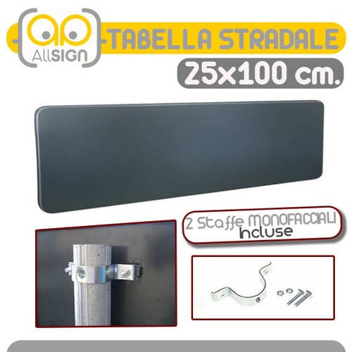 Tabella stradale neutra - tabella,