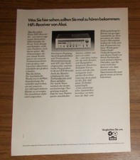 Rara pubblicità vintage - pubblicità, akai