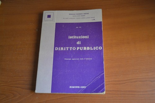 Istituzioni diritto pubblico