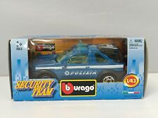 Land Rover Freelander Polizia 051 Burago 1/43 Security Team Usato Box Originale