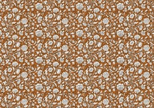 CARTA RESTAURO FIORATA OCRA -