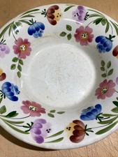 RICHARD GINORI-MONDOVI-ANTICA CERAMICA FLOREALE-MARCHIO ARALDICO-PIATTO FONDO