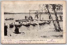 c1907 Postcard Boat Landing