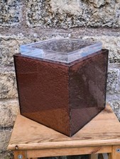 Portaghiaccio glacette design cubo vintage plexiglass polistirolo anni 70