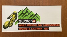 SWATCH ADESIVO WORLD MOUNTAIN BIKE CHAMPIONSHIP MAMMOTH CALIFORNIA ANNO 1988