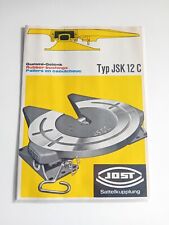 RALLE SEMIRIMORCHI JOST CAMION originale Tedesco Epoca Oldtimer Truck