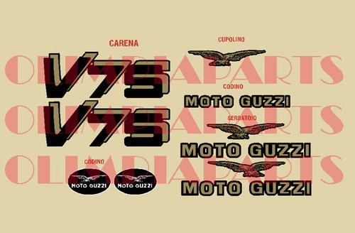 Moto guzzi v75 blu - moto,