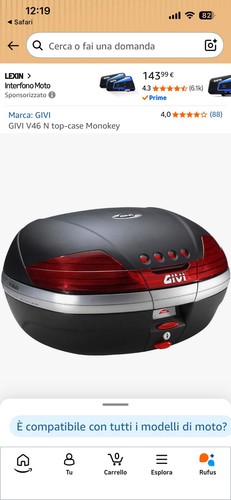 Borsa moto givi monokey v46 - moto,