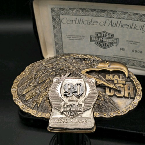 Fibbia cintura harley davidson - fibbia,