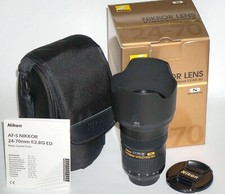 Obiettivo originale NIKON AF-S Nikkor 24-70mm F 2.8 G ED asferico