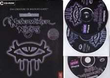 gioco big box NEVERWINTER NIGHTS forgotten worlds 3 dischi+manuali pc cd-rom 
