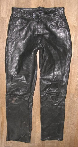 Jeans pelle pantaloni - pelle, in