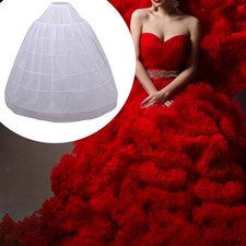 Pettico da pinza a cerchio completo della crinolina da donna per abito da sposa