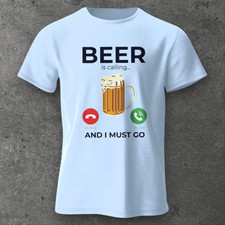 T-shirt uomo chiamata birra