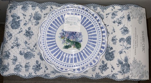 Shabby chic ortensie - shabby, blu