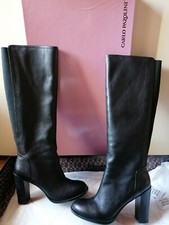 Stivali neri tacco Carlo